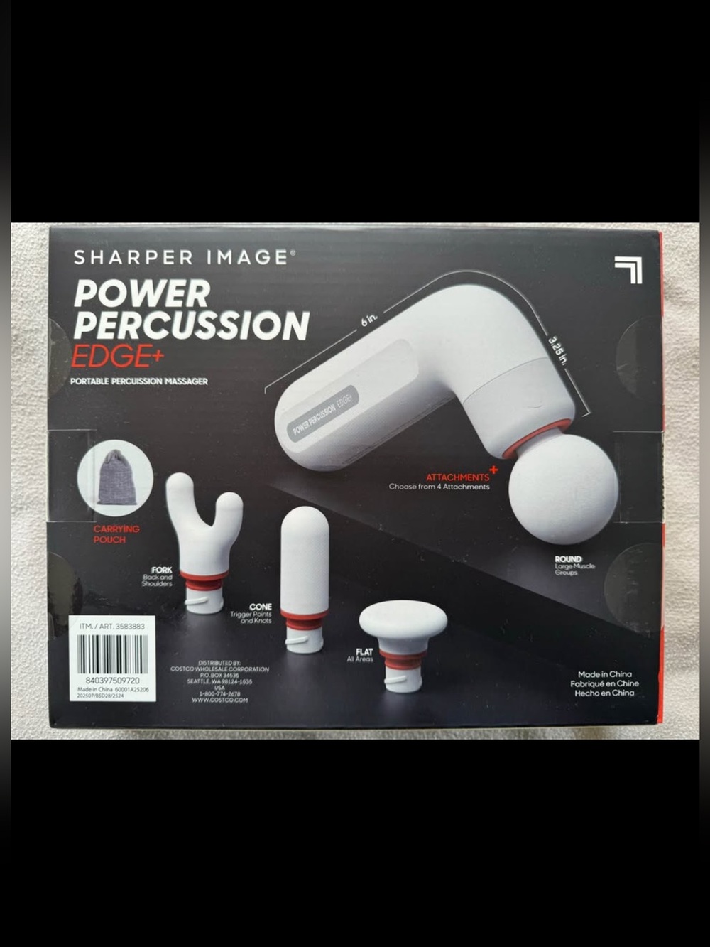 Sharper Image Power Percussion Edge+